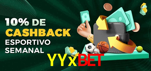 10% de bônus de cashback na YYxbet